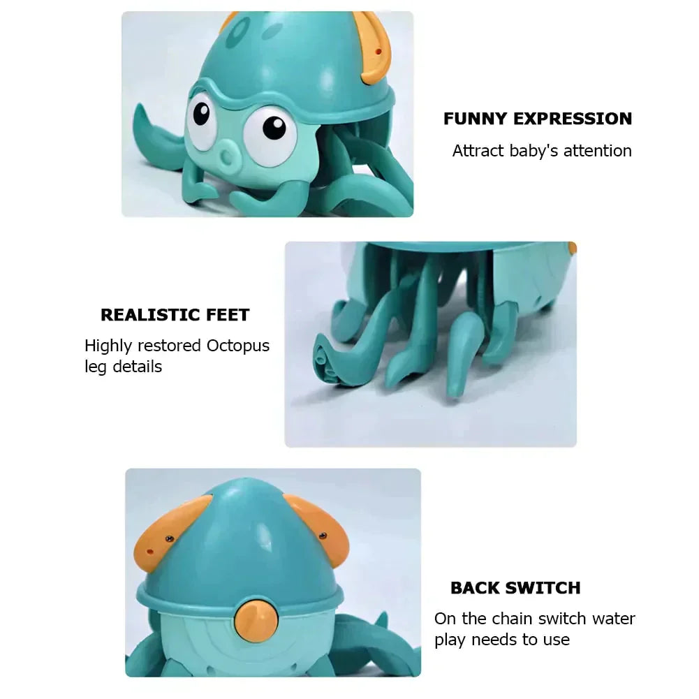 Baby Octopus Clockwork Bathing Toy